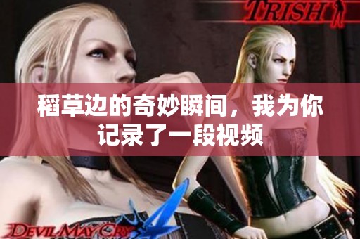 稻草边的奇妙瞬间，我为你记录了一段视频