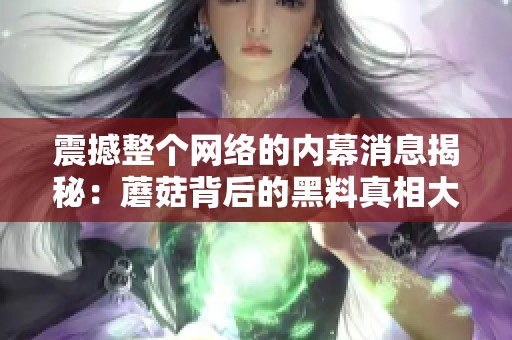 震撼整个网络的内幕消息揭秘：蘑菇背后的黑料真相大曝光