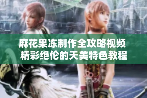 麻花果冻制作全攻略视频 精彩绝伦的天美特色教程