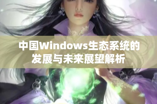 中国Windows生态系统的发展与未来展望解析