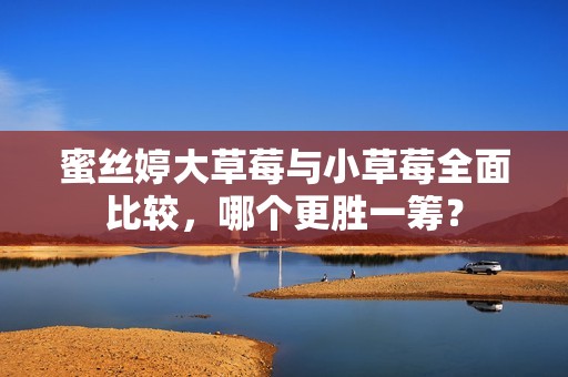 蜜丝婷大草莓与小草莓全面比较，哪个更胜一筹？
