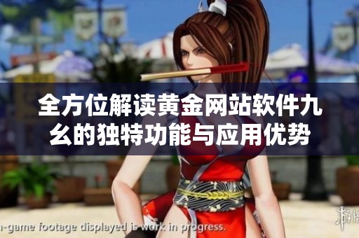 全方位解读黄金网站软件九幺的独特功能与应用优势
