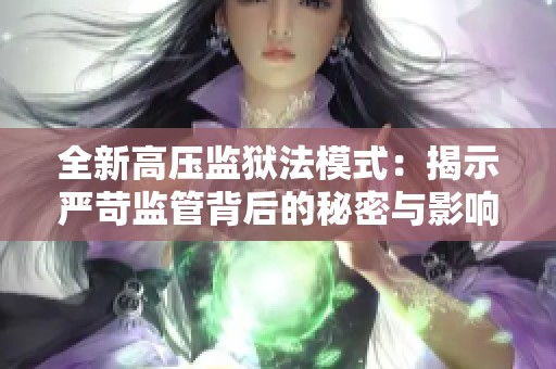全新高压监狱法模式：揭示严苛监管背后的秘密与影响