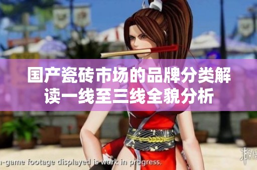国产瓷砖市场的品牌分类解读一线至三线全貌分析