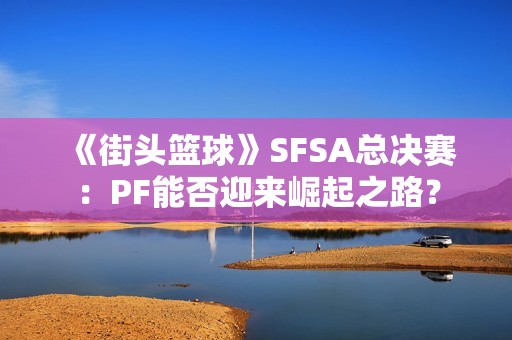 《街头篮球》SFSA总决赛：PF能否迎来崛起之路？