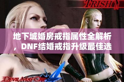 地下城婚房戒指属性全解析，DNF结婚戒指升级最佳选择揭秘