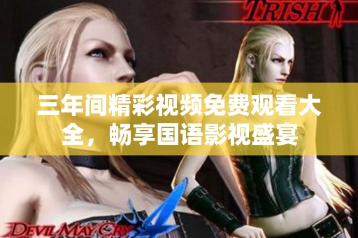 三年间精彩视频免费观看大全，畅享国语影视盛宴