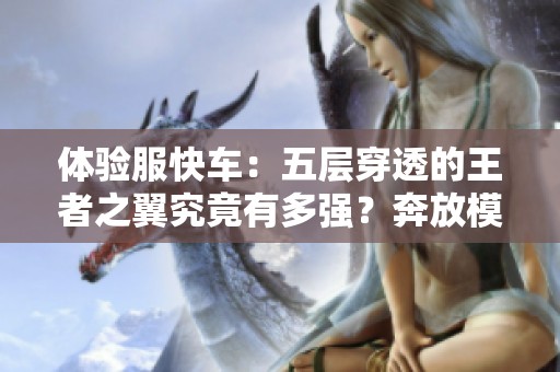 体验服快车：五层穿透的王者之翼究竟有多强？奔放模式再掀新潮流
