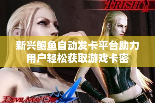 新兴鲍鱼自动发卡平台助力用户轻松获取游戏卡密