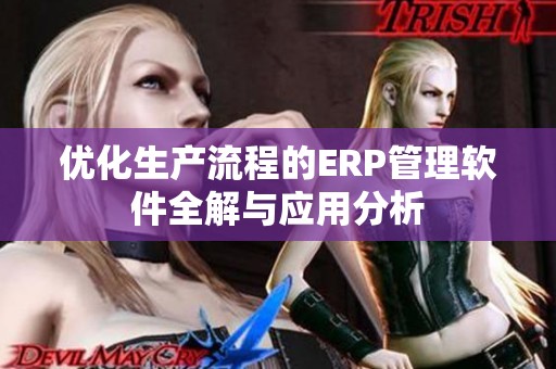 优化生产流程的ERP管理软件全解与应用分析