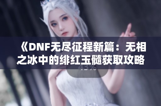 《DNF无尽征程新篇：无相之冰中的绯红玉髓获取攻略》