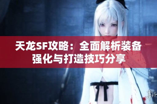 天龙SF攻略：全面解析装备强化与打造技巧分享
