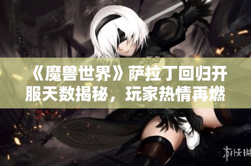 《魔兽世界》萨拉丁回归开服天数揭秘，玩家热情再燃