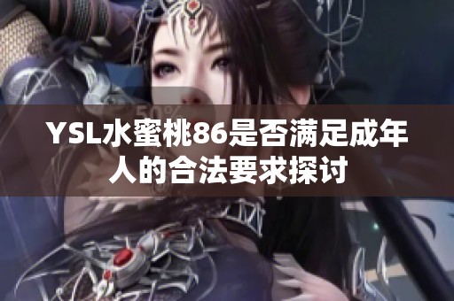 YSL水蜜桃86是否满足成年人的合法要求探讨