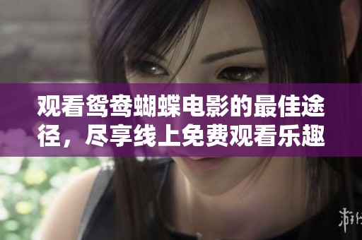观看鸳鸯蝴蝶电影的最佳途径，尽享线上免费观看乐趣