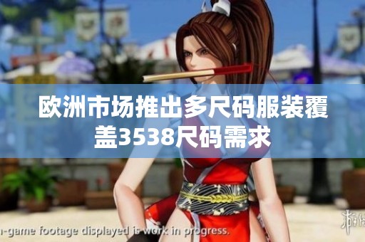 欧洲市场推出多尺码服装覆盖3538尺码需求