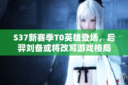 S37新赛季T0英雄登场，后羿刘备或将改写游戏格局