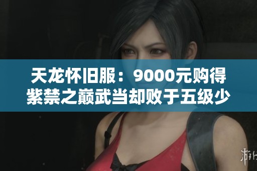 天龙怀旧服：9000元购得紫禁之巅武当却败于五级少侠