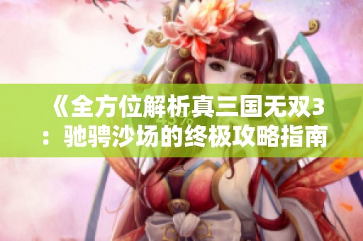 《全方位解析真三国无双3：驰骋沙场的终极攻略指南》