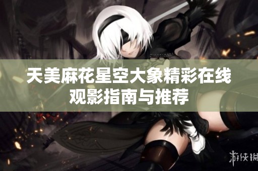 天美麻花星空大象精彩在线观影指南与推荐