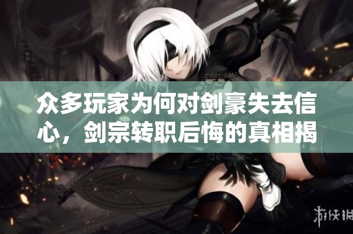 众多玩家为何对剑豪失去信心，剑宗转职后悔的真相揭秘