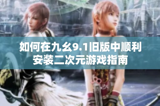 如何在九幺9.1旧版中顺利安装二次元游戏指南
