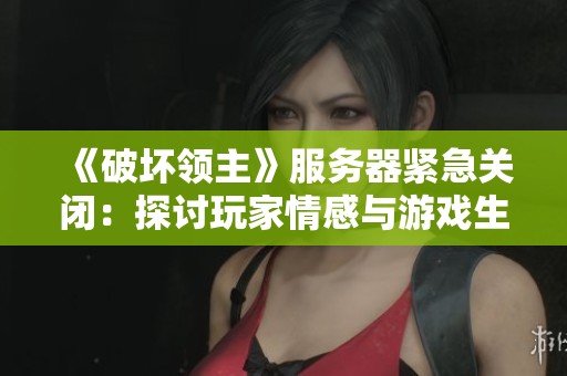 《破坏领主》服务器紧急关闭：探讨玩家情感与游戏生态的未来影响