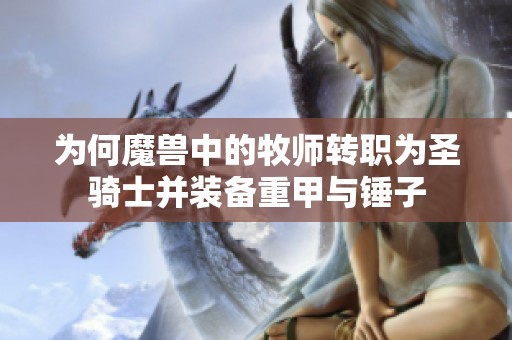 为何魔兽中的牧师转职为圣骑士并装备重甲与锤子