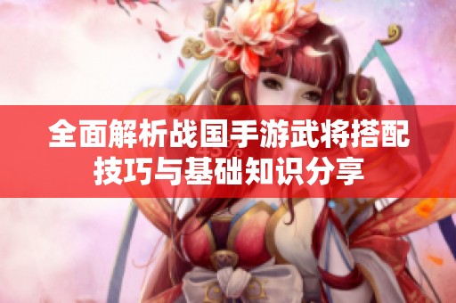 全面解析战国手游武将搭配技巧与基础知识分享