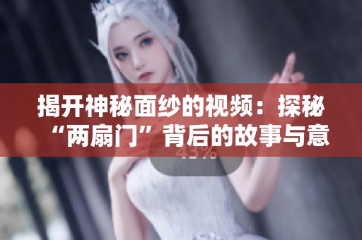 揭开神秘面纱的视频：探秘“两扇门”背后的故事与意义