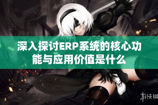 深入探讨ERP系统的核心功能与应用价值是什么
