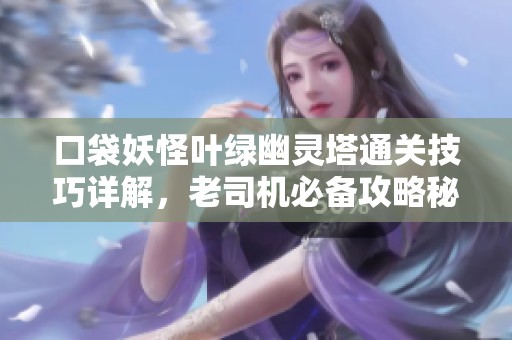 口袋妖怪叶绿幽灵塔通关技巧详解，老司机必备攻略秘籍