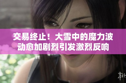 交易终止！大雪中的魔力波动愈加剧烈引发激烈反响