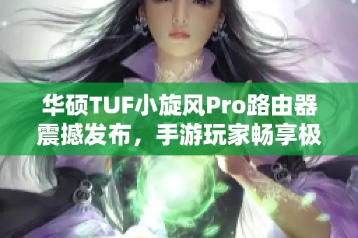 华硕TUF小旋风Pro路由器震撼发布，手游玩家畅享极速网络体验