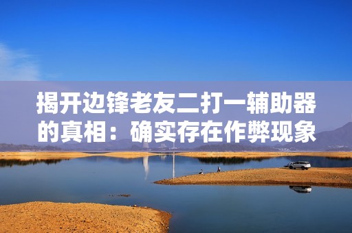 揭开边锋老友二打一辅助器的真相：确实存在作弊现象