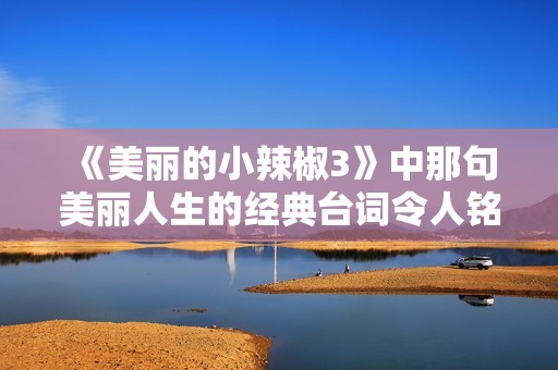 《美丽的小辣椒3》中那句美丽人生的经典台词令人铭记