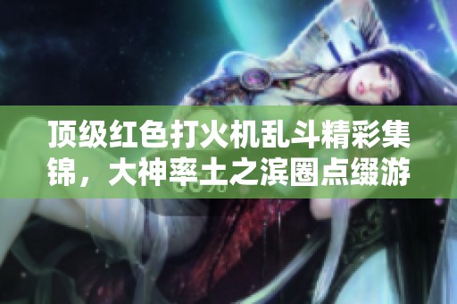 顶级红色打火机乱斗精彩集锦，大神率土之滨圈点缀游戏体验