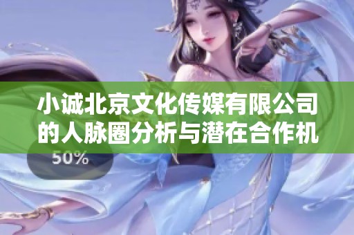 小诚北京文化传媒有限公司的人脉圈分析与潜在合作机会探讨