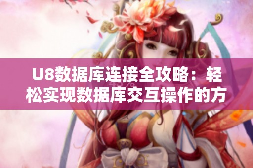 U8数据库连接全攻略：轻松实现数据库交互操作的方法