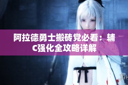阿拉德勇士搬砖党必看：辅C强化全攻略详解