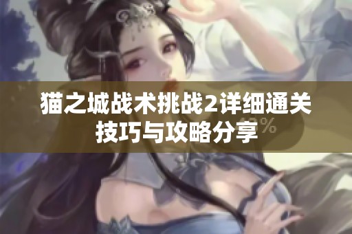 猫之城战术挑战2详细通关技巧与攻略分享