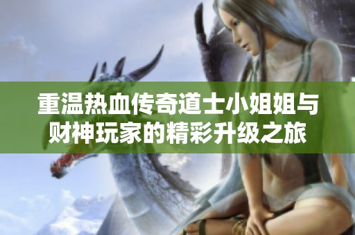重温热血传奇道士小姐姐与财神玩家的精彩升级之旅
