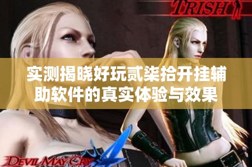 实测揭晓好玩贰柒拾开挂辅助软件的真实体验与效果