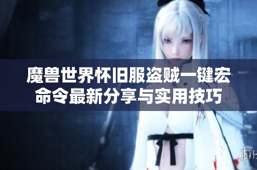魔兽世界怀旧服盗贼一键宏命令最新分享与实用技巧