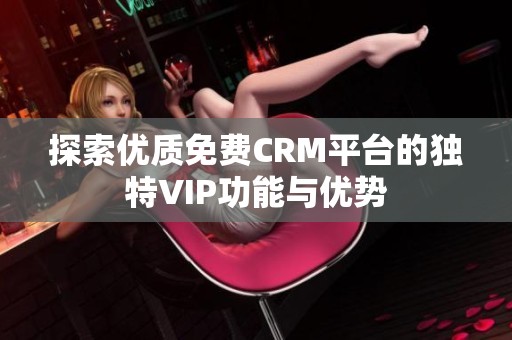 探索优质免费CRM平台的独特VIP功能与优势
