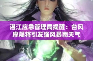 湛江应急管理局提醒：台风摩羯将引发强风暴雨天气