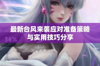 最新台风来袭应对准备策略与实用技巧分享