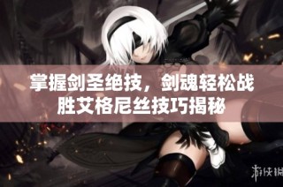 掌握剑圣绝技，剑魂轻松战胜艾格尼丝技巧揭秘