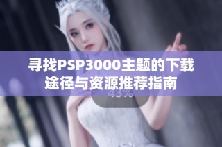 寻找PSP3000主题的下载途径与资源推荐指南