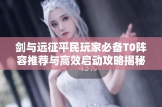 剑与远征平民玩家必备T0阵容推荐与高效启动攻略揭秘